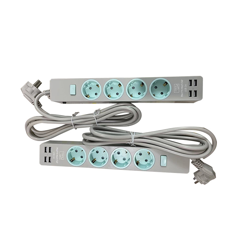 Bezpečné 1 výstup EÚ Štandardná bezdrôtová zásuvka s 2 portmi USB